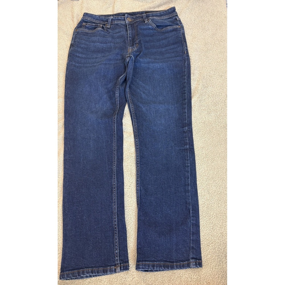 The‎ Perfect Jean NYC Slim Fit Stretch Jeans Men 33x30 Dark Wash Blue Denim